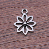 WYSIWYG 10pcs 15x18mm Flower Charms Pendants For Jewelry Making DIY Jewelry Findings Jewelry Accessories