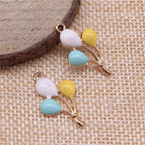 WYSIWYG 10pcs 15x25mm Balloon Charms KC Gold Color Plated For DIY Jewelry Making Zinc Alloy Charms Pendant Jewelry Findings