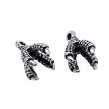10pcs 15x9mm Antique Silver Color Eagle Claw Charms Pendant For Jewelry Making DIY Jewelry Findings ef4730