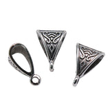 WYSIWYG 10pcs 16x10mm Pendant Charm Clip Clasp Bail Beads Loose Spacer Beads Bail Beads Pendants For Jewelry Making