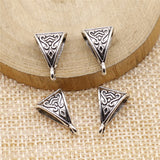 WYSIWYG 10pcs 16x10mm Pendant Charm Clip Clasp Bail Beads Loose Spacer Beads Bail Beads Pendants For Jewelry Making