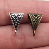 WYSIWYG 10pcs 16x10mm Pendant Charm Clip Clasp Bail Beads Loose Spacer Beads Bail Beads Pendants For Jewelry Making