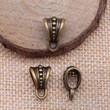 WYSIWYG 10pcs 16x10mm Spacers Beads Big Hole Beads Bails Connector Bail Beads European Bail Beads