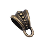 WYSIWYG 10pcs 16x10mm Spacers Beads Big Hole Beads Bails Connector Bail Beads European Bail Beads