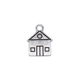 WYSIWYG 10pcs 16x12mm Double Sided House Charms For Jewelry Making Vintage Jewelry Findings