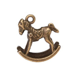 WYSIWYG 10pcs 16x14mm Trojan Horse Charms For Jewelry Making Antique Bronze Color Charms Pendants Jewelry Accessories