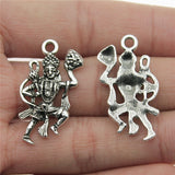 WYSIWYG 10pcs 16x32mm Indian Goddess Charms Antique Silver Color For Jewelry Making Charms Pendant DIY Jewelry Findings