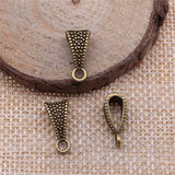 WYSIWYG 10pcs 16x8mm Bail Beads Antique Silver Color For DIY Jewelry Making Zinc Alloy Jewelry Findings Jewelry Accessories