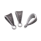 WYSIWYG 10pcs 16x8mm Bail Beads Antique Silver Color For DIY Jewelry Making Zinc Alloy Jewelry Findings Jewelry Accessories