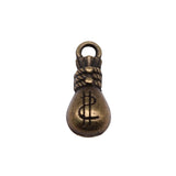 WYSIWYG 10pcs 16x8x7mm 2 Colors Antique Silver Color Antique Bronze Plated Money Bag Charm Money Lucky Charms Money Luck Charms