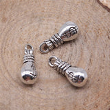 WYSIWYG 10pcs 16x8x7mm 2 Colors Antique Silver Color Antique Bronze Plated Money Bag Charm Money Lucky Charms Money Luck Charms