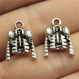 WYSIWYG 10pcs 17x12mm Football Clothes Charms Antique Silver Color Pendant Charms Jewelry Findings For Jewelry Making