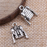 WYSIWYG 10pcs 17x12mm Football Clothes Charms Antique Silver Color Pendant Charms Jewelry Findings For Jewelry Making