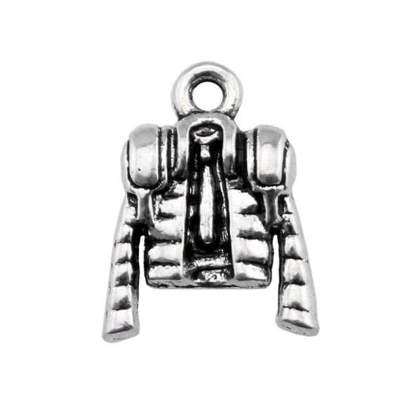 WYSIWYG 10pcs 17x12mm Football Clothes Charms Antique Silver Color Pendant Charms Jewelry Findings For Jewelry Making
