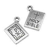 WYSIWYG 10pcs 17x14mm Charm Holi Bible 3 Colors Holi Bible Charms Holi Bible Pendant Charms For Jewelry Making