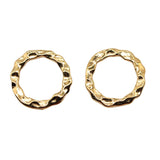 WYSIWYG 10pcs 17x17mm Charms Connector Jewelry Findings DIY Accessories Circle Pendant KC Gold Color Antique Silver Color