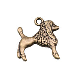WYSIWYG 10pcs 17x18mm Poodle Puppy Charms Pendants For Jewelry Making DIY Jewelry Findings Jewelry Accessories