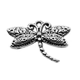 WYSIWYG 10pcs 17x25mm Dragonfly Charms For Jewelry Making Jewelry Accessories Antique Silver Plated Antique Bronze Plated