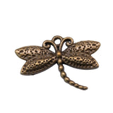 WYSIWYG 10pcs 17x25mm Dragonfly Charms For Jewelry Making Jewelry Accessories Antique Silver Plated Antique Bronze Plated