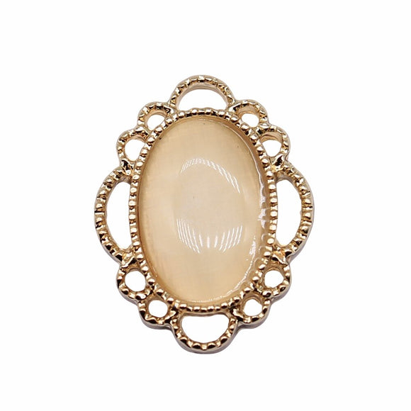 WYSIWYG 10pcs 18x14mm Geometry Charms Electrophoresis KC Gold Color For Jewelry Making Zinc Alloy DIY Charms Jewelry Findings