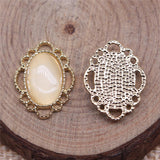 WYSIWYG 10pcs 18x14mm Geometry Charms Electrophoresis KC Gold Color For Jewelry Making Zinc Alloy DIY Charms Jewelry Findings