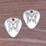 WYSIWYG 10pcs 18x15mm Antique Silver Color Butterfly Charms Pendant For Jewelry Making