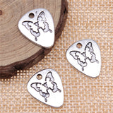 WYSIWYG 10pcs 18x15mm Antique Silver Color Butterfly Charms Pendant For Jewelry Making