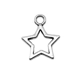 WYSIWYG 10pcs 18x21mm Hollow Pentagram Charms Pendants For Jewelry Making DIY Jewelry Findings Jewelry Accessories