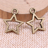 WYSIWYG 10pcs 18x21mm Hollow Pentagram Charms Pendants For Jewelry Making DIY Jewelry Findings Jewelry Accessories