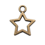 WYSIWYG 10pcs 18x21mm Hollow Pentagram Charms Pendants For Jewelry Making DIY Jewelry Findings Jewelry Accessories