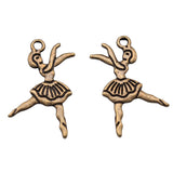 WYSIWYG 10pcs 18x28mm Ballet Dancing Charms Pendants For Jewelry Making DIY Jewelry Findings Jewelry Accessories