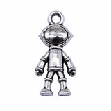 WYSIWYG 10pcs 18x9mm Astronaut Pendant Charms Antique Silver Color For Jewelry Making Zinc Alloy Jewelry Findings