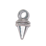 WYSIWYG 10pcs 18x9x9mm Awl Bodkin Charms Antique Silver Color Pendant Charms Jewelry Findings For Jewelry Making