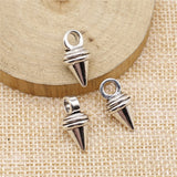 WYSIWYG 10pcs 18x9x9mm Awl Bodkin Charms Antique Silver Color Pendant Charms Jewelry Findings For Jewelry Making