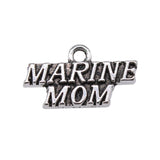 WYSIWYG 10pcs 19x11mm Mom Pendants Charm Marine Mom Charm Marine Mom Pendants