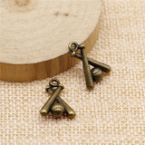 Color AWYSIWYG 10pcs 19x13mm Baseball Charms DIY Jewelry Findings Antique Silverntique Bronze Color For Jewelry Making EF3684