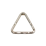 WYSIWYG 10pcs 19x18mm Triangle Charms Electrophoresis KC Gold Color For DIY Jewelry Making Charms Pendant Jewelry Findings