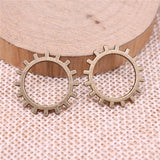 WYSIWYG 10pcs 19x19mm Gear Steampunk Charms Pendants For Jewelry Making DIY Jewelry Findings Jewelry Accessories