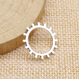 WYSIWYG 10pcs 19x19mm Gear Steampunk Charms Pendants For Jewelry Making DIY Jewelry Findings Jewelry Accessories