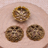 WYSIWYG 10pcs 19x19x6mm Big Bead Caps For Jewelry Making Zinc Alloy Jewelry Findings Jewelry Accessories