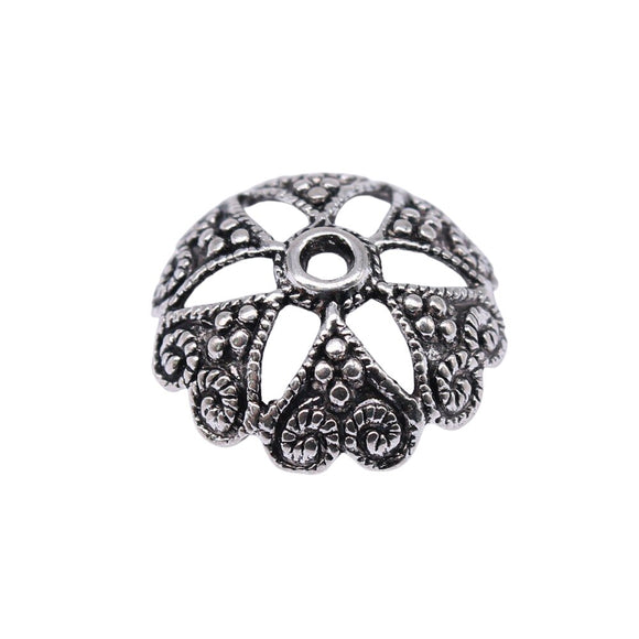 WYSIWYG 10pcs 19x19x6mm Big Bead Caps For Jewelry Making Zinc Alloy Jewelry Findings Jewelry Accessories