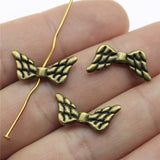 WYSIWYG 10pcs 19x9mm Angel Wing Small Hole Spacers Beads Charms DIY Wing Spacer Bead For Jewelry Making