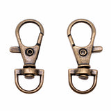 WYSIWYG 10pcs 2 Colors 17x38mm 15x35mm Lobster Clasp Clips Key Hook Keychain Split Key Ring Findings Accessories