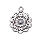 WYSIWYG 10pcs 2 Colors Antique Bronze Tone 25x21mm Motif Charms Pendant For Jewelry Making DIY Jewelry Findings