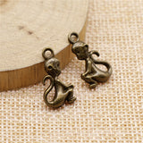 WYSIWYG 10pcs 20x10mm Monkey Charms DIY Jewelry Findings Antique Silver Color Antique Bronze Color For Jewelry Making