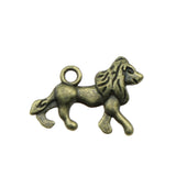 WYSIWYG 10pcs 20x14mm Dog Charms For Jewelry Making Jewelry Accessories Antique Silver Plated Antique Bronze Plated