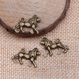 WYSIWYG 10pcs 20x14mm Dog Charms For Jewelry Making Jewelry Accessories Antique Silver Plated Antique Bronze Plated