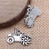 WYSIWYG 10pcs 20x15mm Truck Charm Agricultural Truck Charm Agricultural Vehicles Charm For Jewelry Making