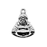 10pcs 20x16mm Buddha Charms Pendants For Jewelry Making Antique Silver Plated Antique Bronze Color Jewelry Findings EF4123
