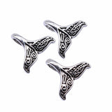 WYSIWYG 10pcs 20x17mm Antique Silver Color Whale Tail Charms Pendant For Jewelry Making DIY Jewelry Findings